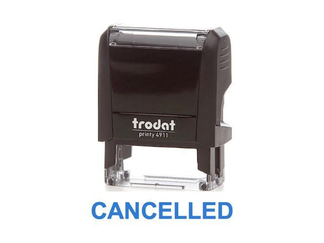 Trodat Printy 4911 Stamp "CANCELLED" - Blue - Altimus