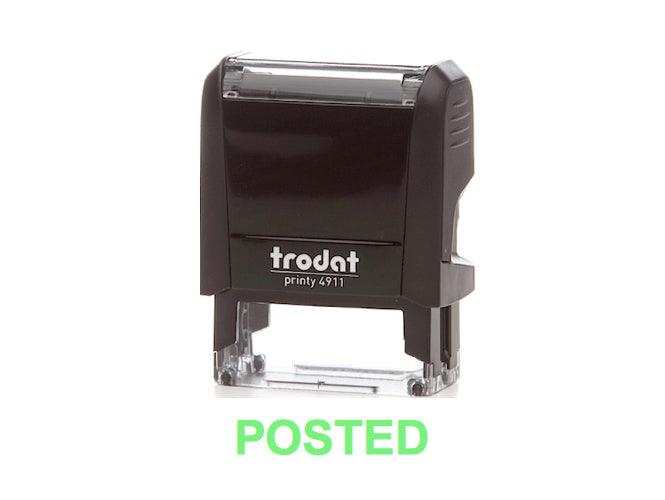Trodat Printy 4911 Stamp "POSTED" - Green - Altimus