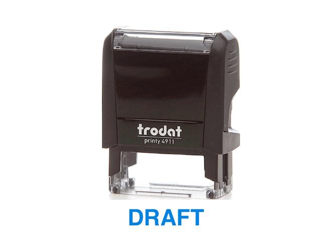 Trodat Printy 4911 Stamp "Draft" Blue - Altimus