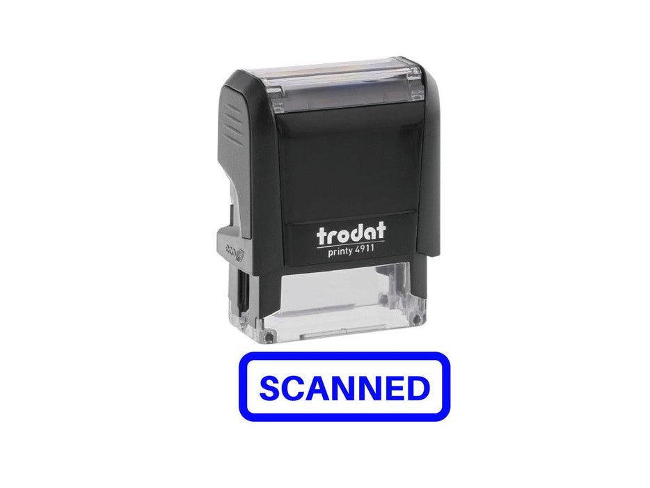 Trodat Printy 4911 Stamp "Scanned" - Blue - Altimus