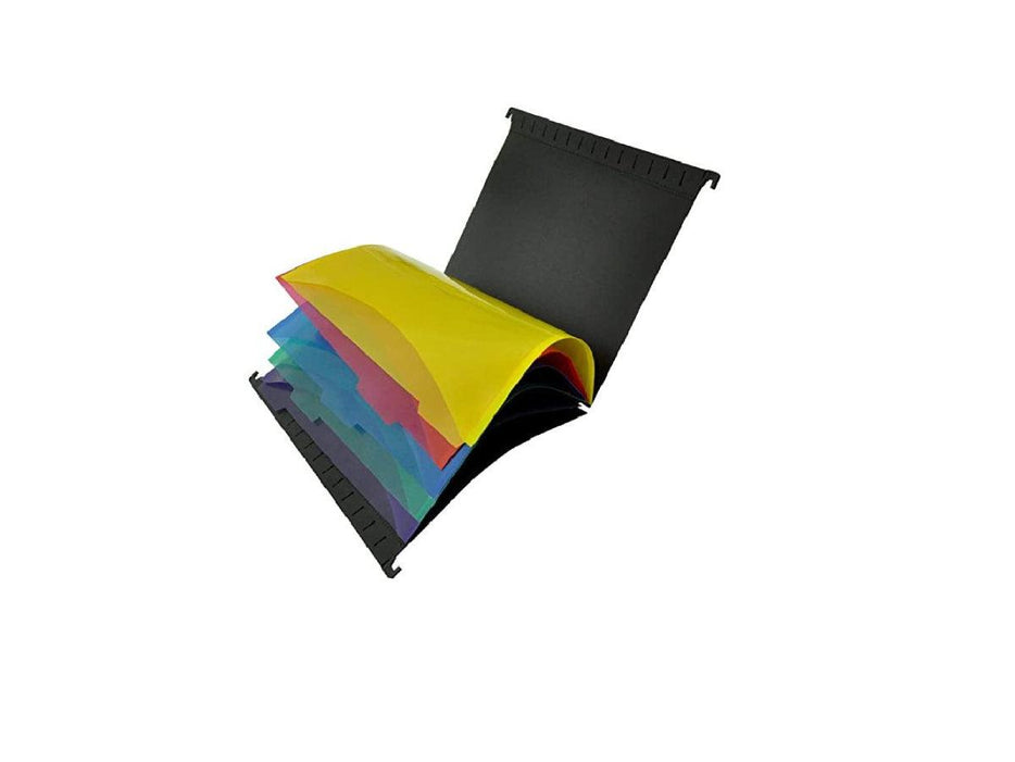PVC Hanging File with 5 Color indexed Folder, F/S, (210x330mm) - Altimus