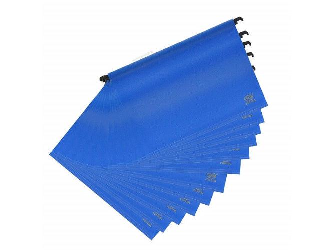 PP Heavy Duty Hanging File With Indicator, 260 x 365mm, 12pcs/pack, Blue - Altimus