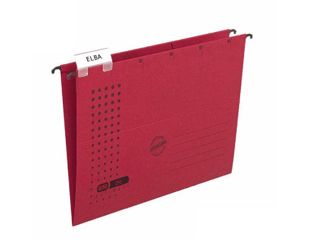Elba 85740 Verticplus Suspension File Foolscap Pk/25 Red - Altimus