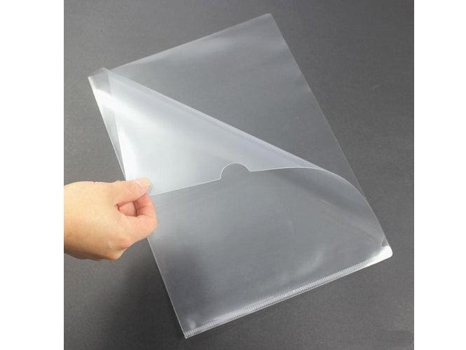 Double A L-Shaped Clear File, A4, 12pcs/pack - Altimus