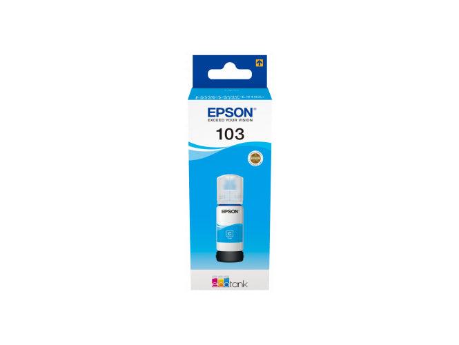 Epson 103 EcoTank Ink Bottle - 65ml, Cyan - Altimus