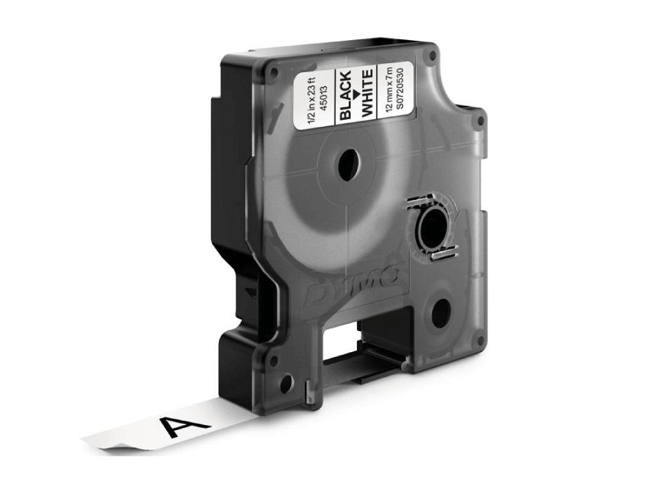 Dymo 45013, D1 Tape,12mm x 7m, Black on white - Altimus