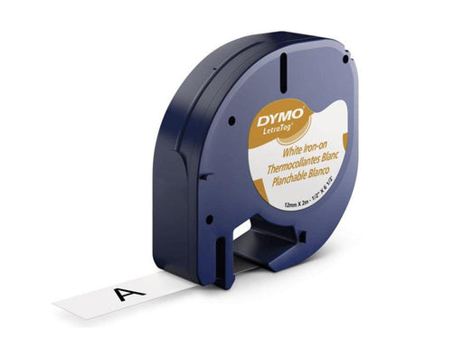 Dymo LetraTag Iron-on Tape, 12mm X 2m, [Nylon White - 18769] - Altimus