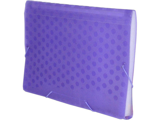 FIS Expanding Files 13 Pockets Purple Color, A4 (210 x 297mm) - Purple - Altimus