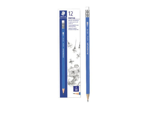 Staedtler Norica HB2 Pencil with Eraser Tip 12/box - Altimus