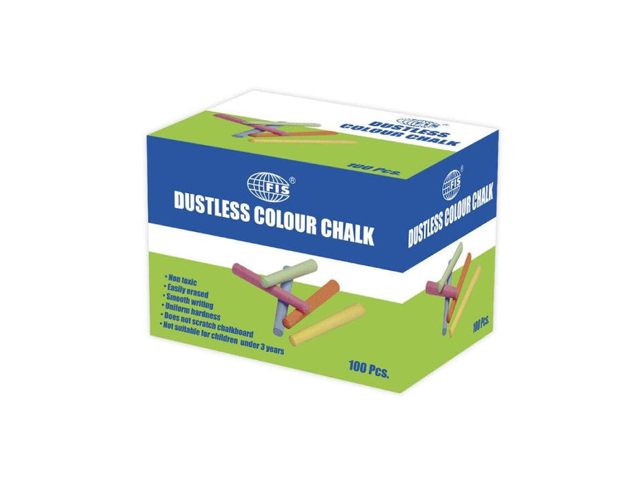 Colored Dustless Chalk 100 pcs/box - Altimus