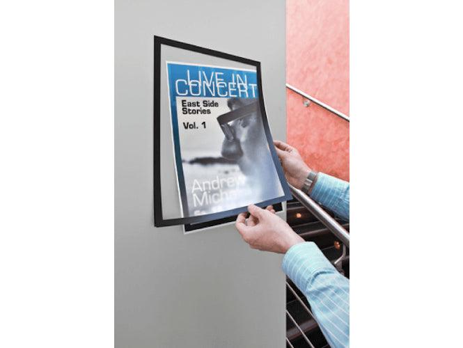 Durable Magaframe A3 Self-Adhesive Magnetic Frame 2/Pack, Black - Altimus