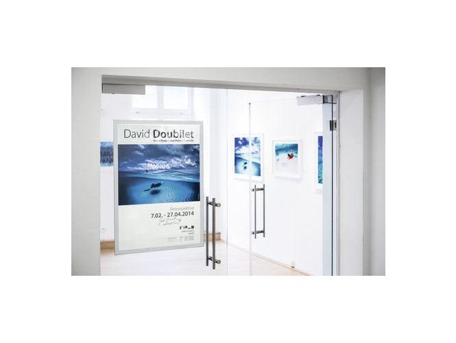Durable DURAFRAME Poster, Self-Adhesive Magnetic Frame A1, Silver - Altimus