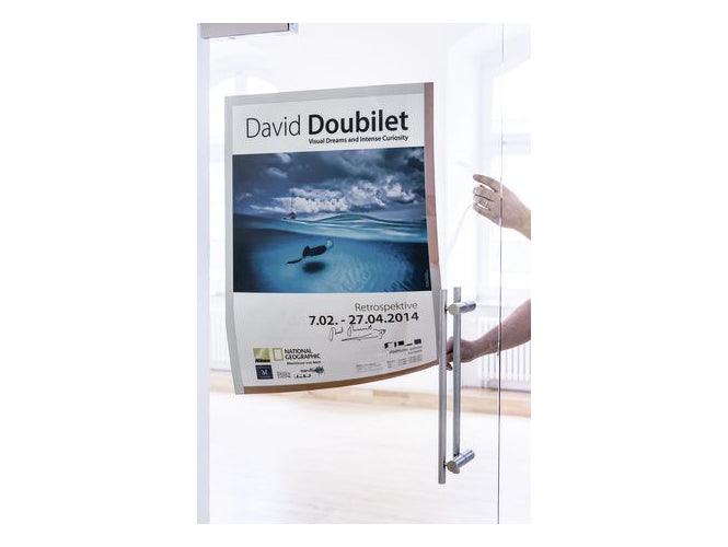 Durable DURAFRAME Poster, Self-Adhesive Magnetic Frame A1, Silver - Altimus