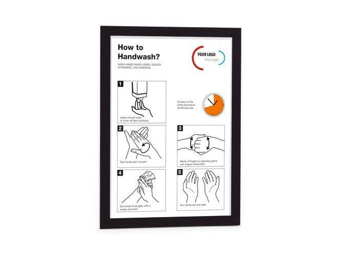Durable Duraframe, Self-Adhesive Magnetic Frame A4, 2/pack, Black - Altimus