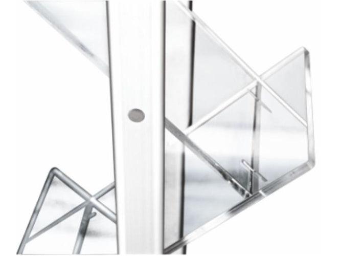 Zigzag Brochure Stand for A4, Floor Standing - Altimus