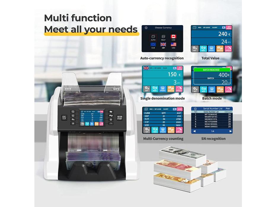 Ribao BC-55 Multi-Currency Mixed Denomination Bill Counter - Altimus