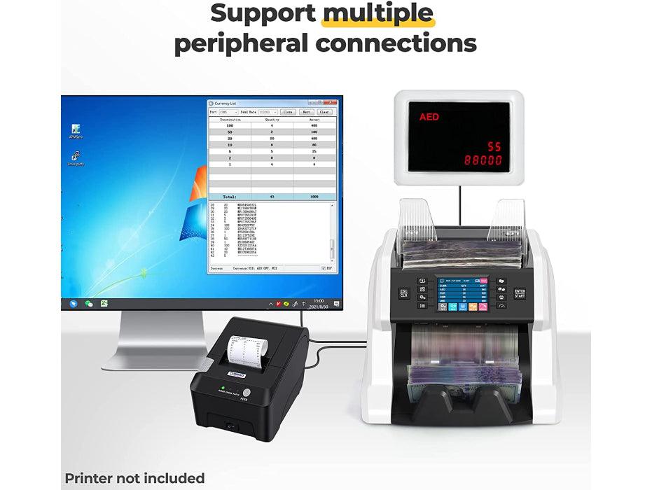 Ribao BC-55 Multi-Currency Mixed Denomination Bill Counter - Altimus