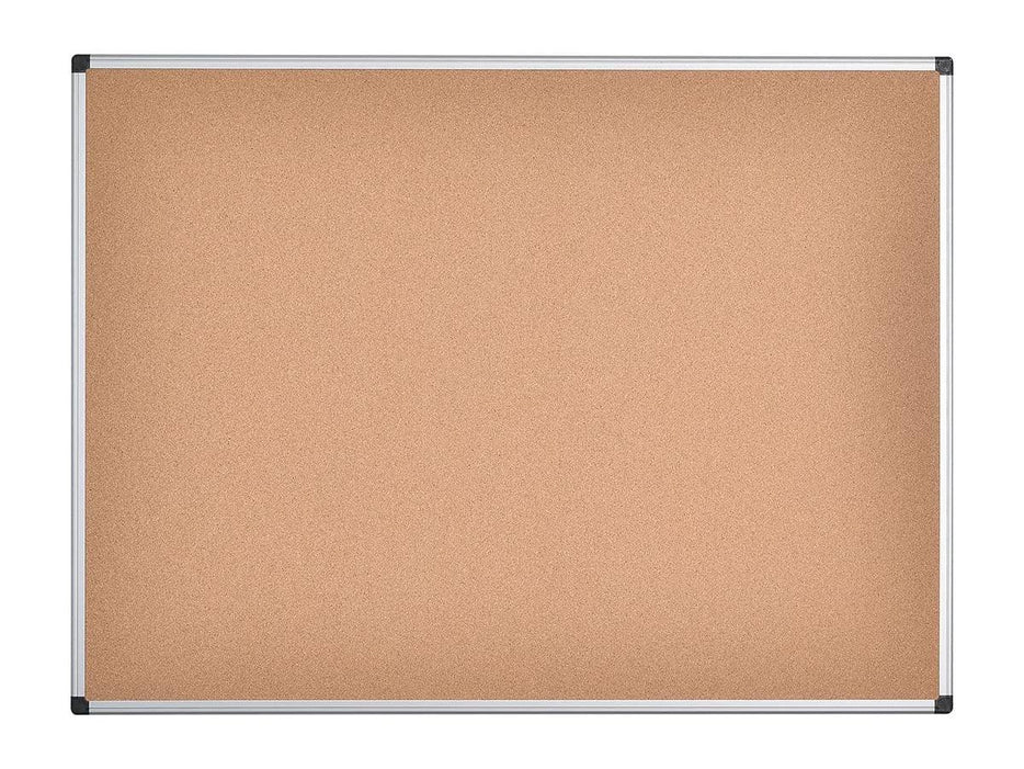 Bi-Office Cork Notice Board with Aluminium Frame, 90x120cm - Altimus