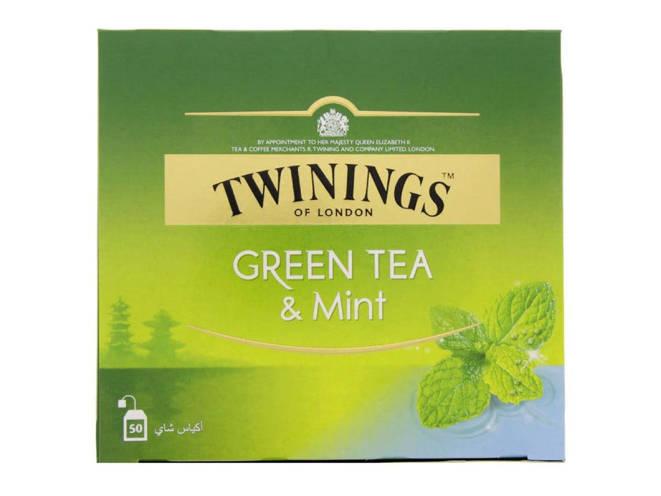 Twinings Green Tea And Mint 50 Tea Bags - Altimus