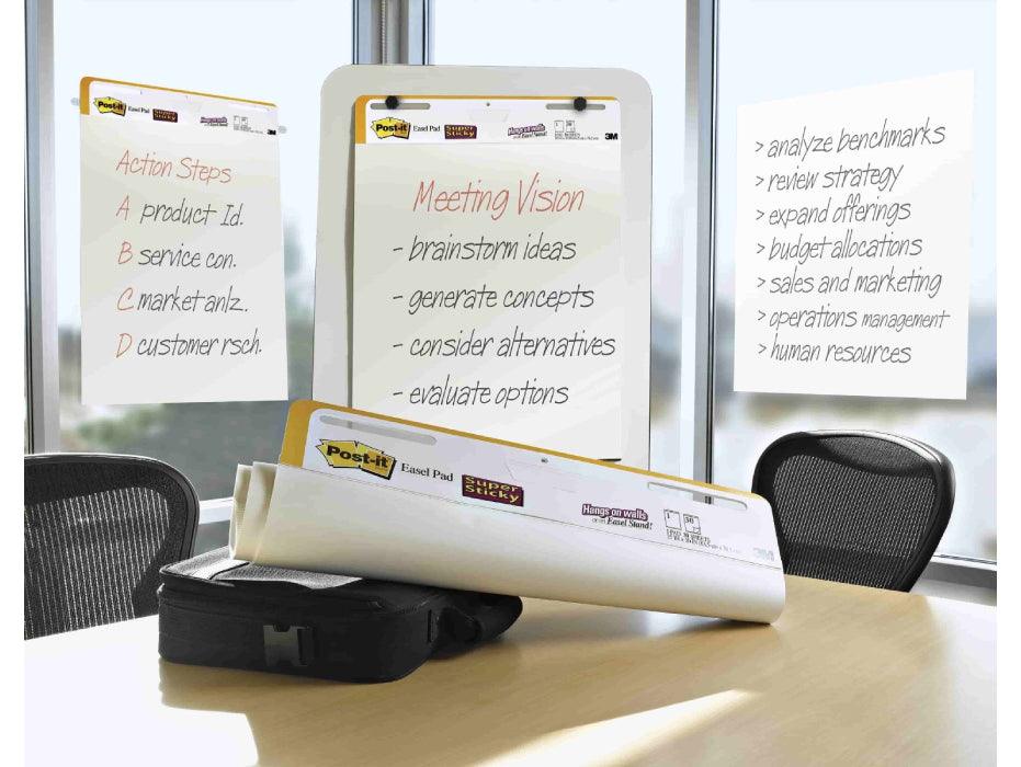 3M Post-It Self-Stick Easel Pad 559, Plain White, 25 x 30 in, 30sheets/pad - Altimus