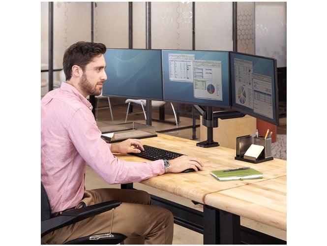 Fellowes Platinum Series Triple Monitor Arm (8042601) - Altimus