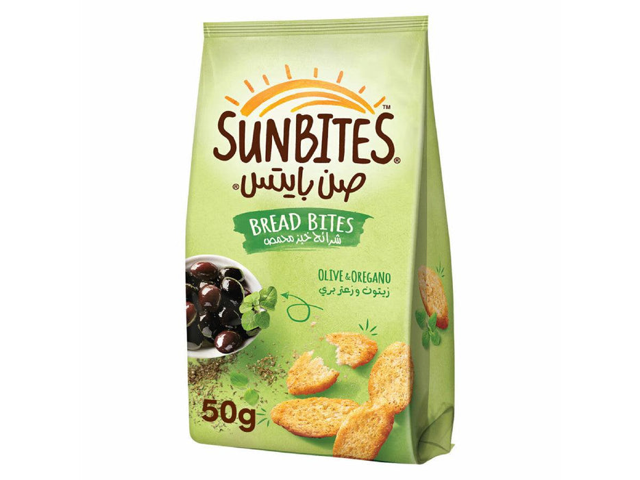 Sunbites Olive And Oregano Bread Bites 50g - Altimus