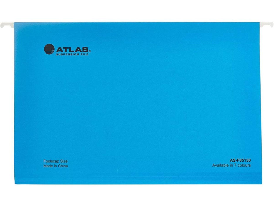 Atlas Suspension/Hanging Files, FS Size, 50/box, Blue - Altimus