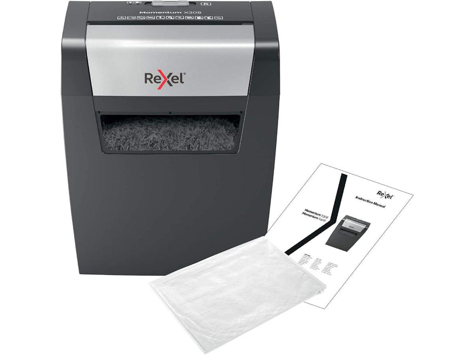 Rexel Momentum X308 Cross Cut Paper Shredder - Altimus