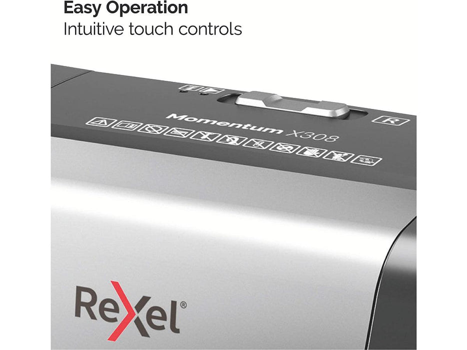 Rexel Momentum X308 Cross Cut Paper Shredder - Altimus