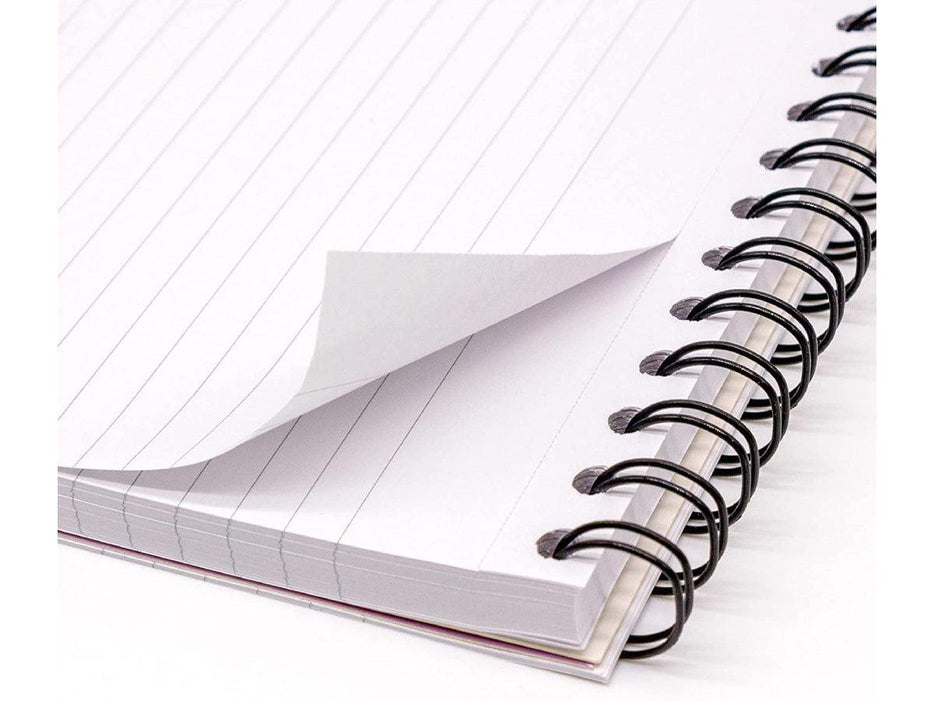 Pukka Shortie Metallic Pad, 80gsm, Ruled, Wirebound, 235mm X 178mm, 240 pages - Altimus