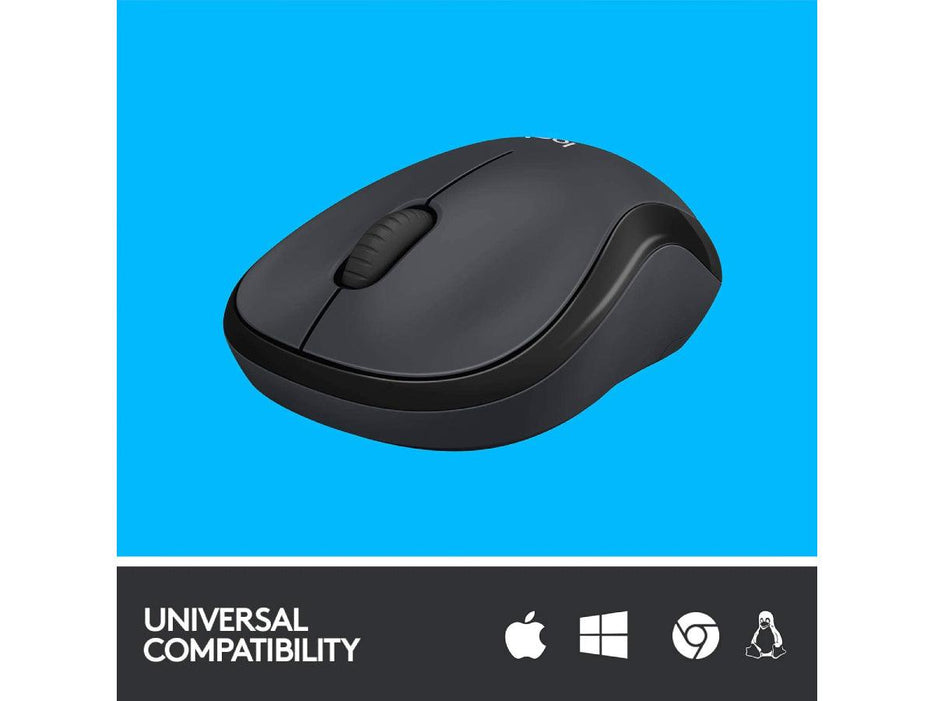 Logitech M220 Wireless Mouse, Black - Altimus