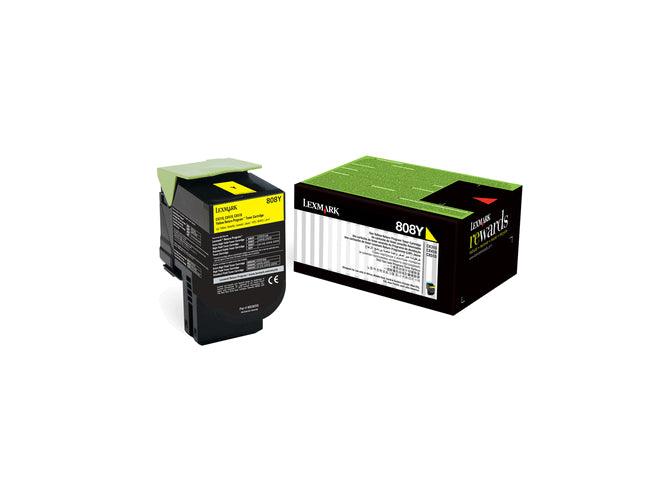 Lexmark 808Y Yellow Return Program Toner (80C80Y0) - Altimus