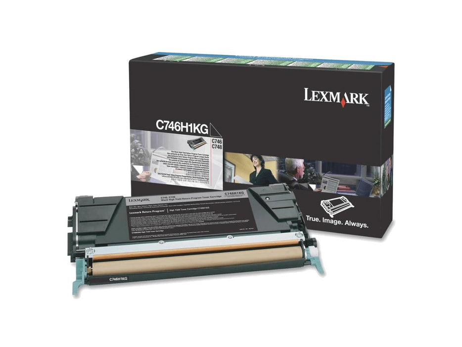Lexmark C746H1KG Black Return Program Toner Cartridge - Altimus