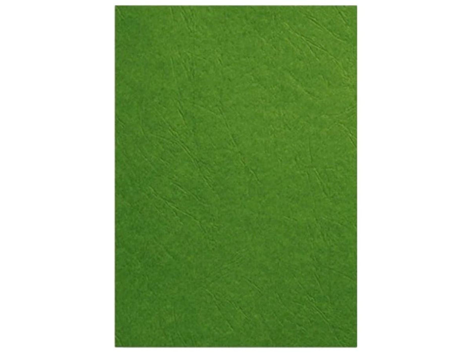 Deluxe A4 Embossed Leather Board Binding Cover, 100/pack, Green - Altimus