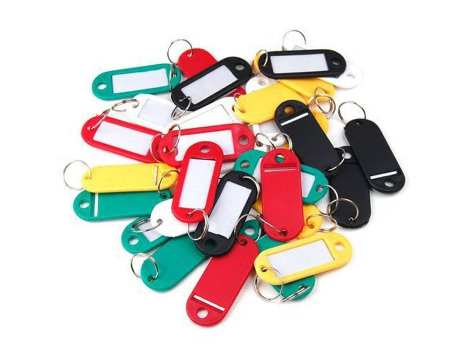 Plastic Key Rings Assorted Colors 50 pcs/pack - Altimus