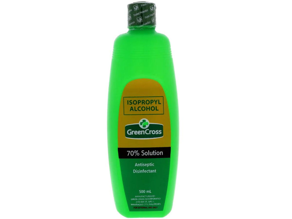 Green Cross Isopropyl 70% Solution, Alcohol, 500ml - Altimus