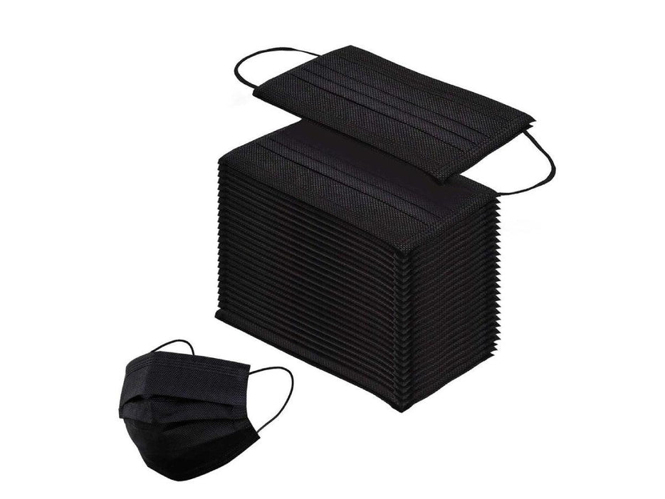 Disposable Face Mask, 50pcs-box - Black - Altimus