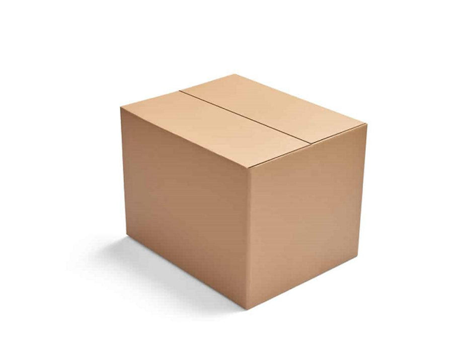 Corrugated Kraft Board Storage Box, 50cm x 50cm x 60cm, Flat Packed - Altimus