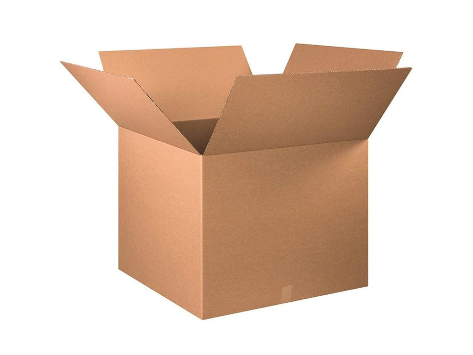 Corrugated Kraft Board Storage Box, 50cm x 50cm x 60cm, Flat Packed - Altimus