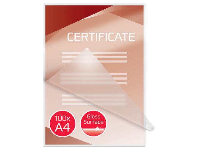Gbc Laminating Pouch Gloss A4 size 125 Microns Pack Of 100 (107S3200723) - Altimus