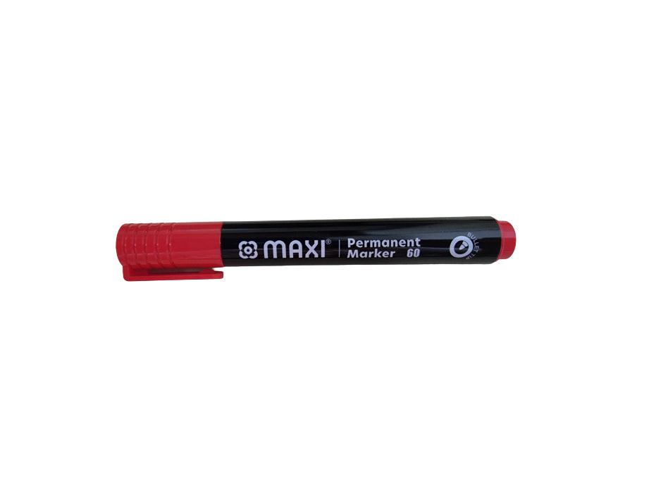 Maxi Permanent Marker Bullet Tip Red - Altimus