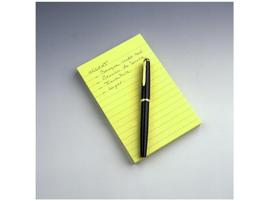 3M Post-It Notes Lined Canary Yellow 660 4inx6in - Altimus