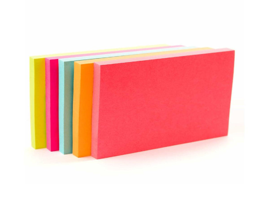 3M Post-It Notes Neon Colors 655-5PK 3inx5in 5pads/pack - Altimus