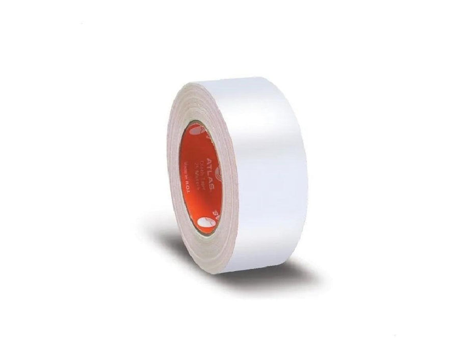 Atlas Cloth Tape Heavy Duty 2" x 25 Meters, White - Altimus