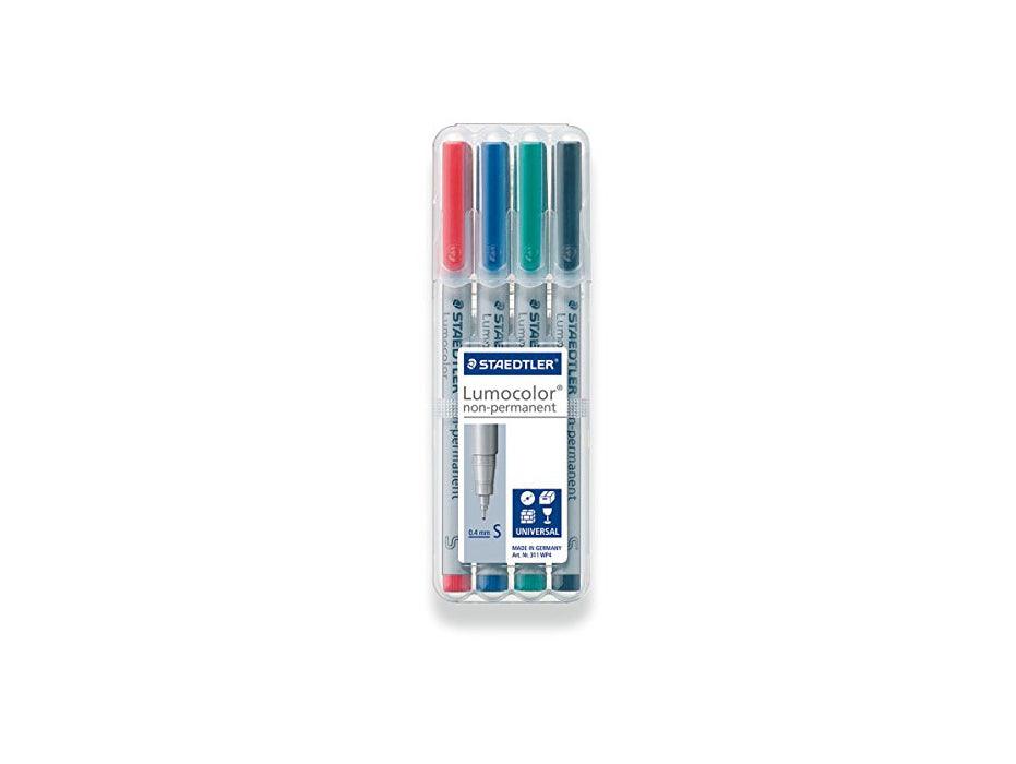 Staedtler Lumocolor OHP Non-Permanent Marker 0.4mm 4pcs/pack - Altimus