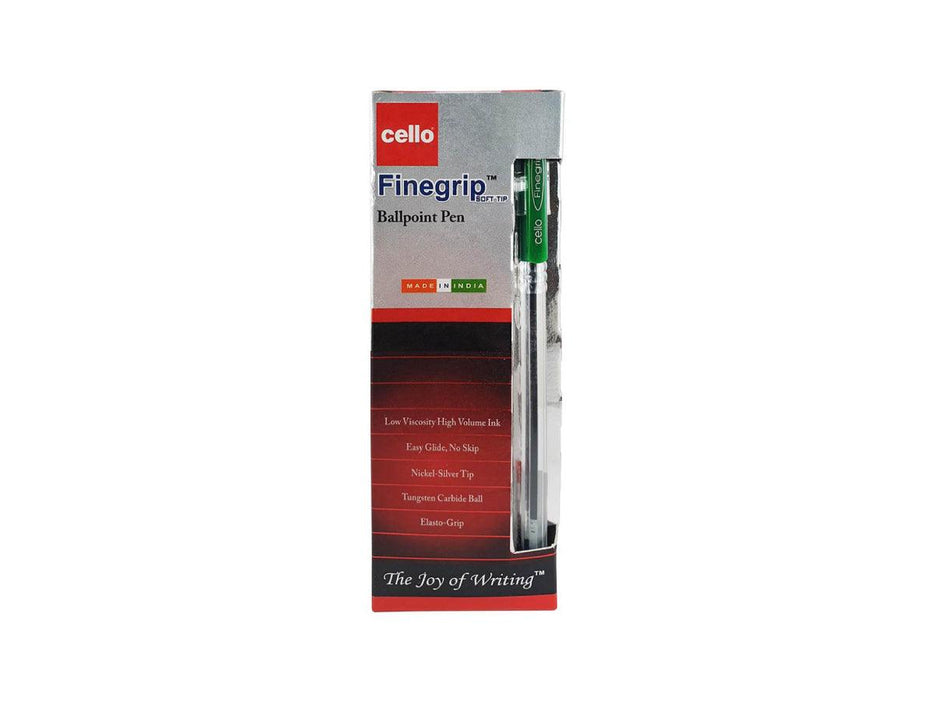 Cello Pen Fine Grip, 12/box, Green - Altimus