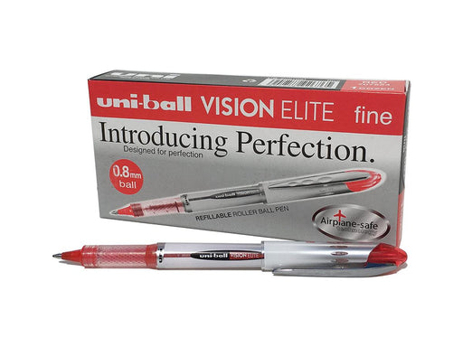 Uni-Ball UB200 Vision Elite Pen Red 12pcs/pack - Altimus