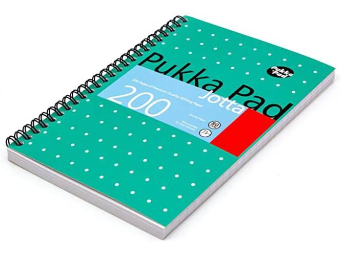 Pukka Jotta Notepad, 80gsm, Lined, Wirebound, A5, 200 pages - Altimus