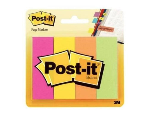 3M Post-It Page Markers Assorted Colors 671-4AF 4pads-pack 50sheets - Altimus