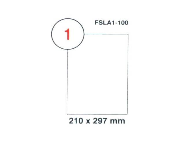 Multi Purpose Labels 210x297mm 100sheets-box (FSLA1-100) - Altimus